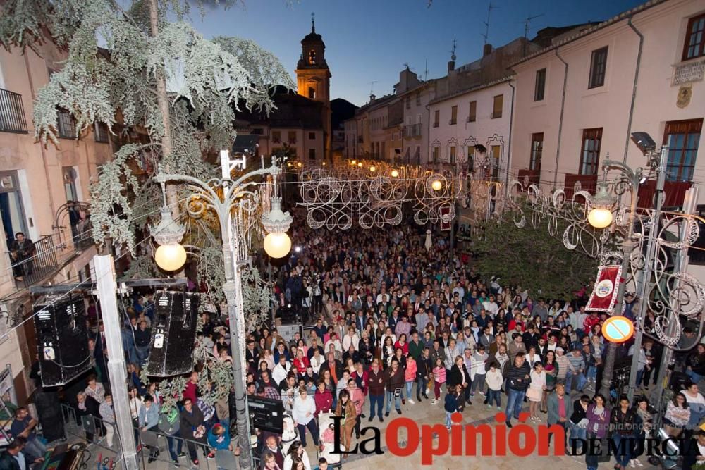 Pregón de fiestas en Caravaca