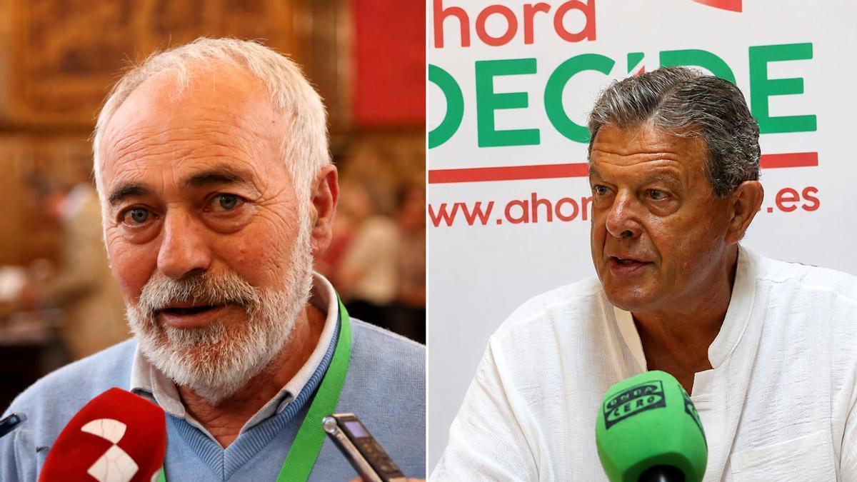 Eugenio Blanco (Vox) y Manuel Fuentes (Zamora Decide).