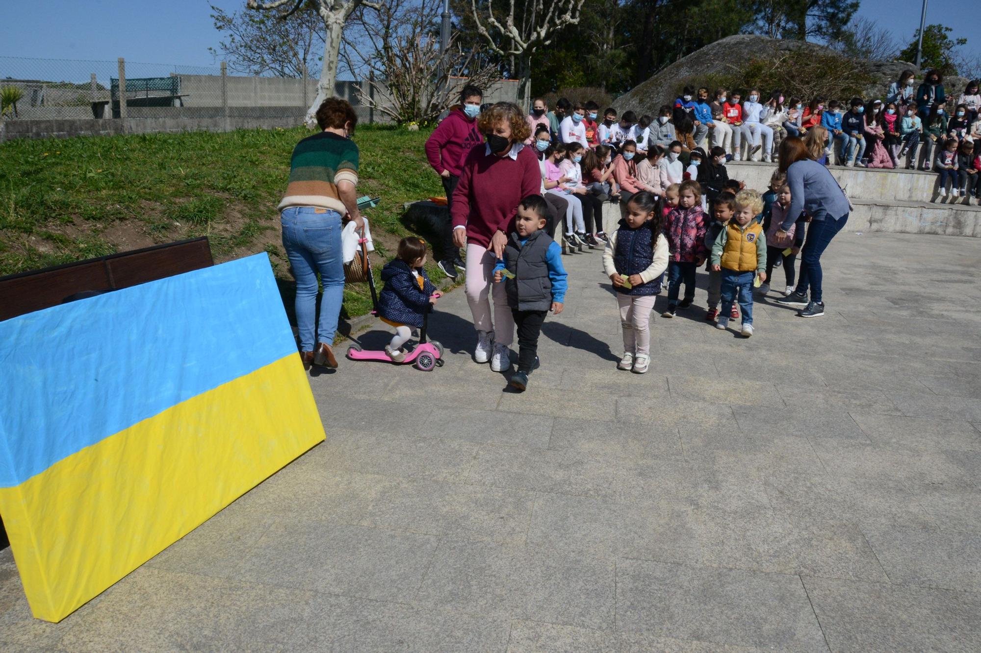 Concentración por la paz en Beluso