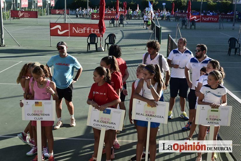 Inauguración del Campeonato Nacional de Tenis Alevín en el Club Cordillera