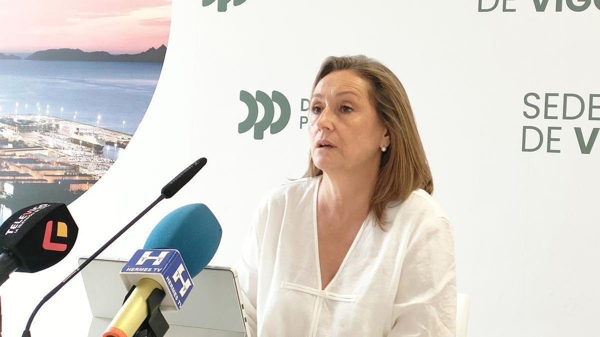 Luisa Sánchez, vicepresidenta de la Diputación de Pontevedra.
