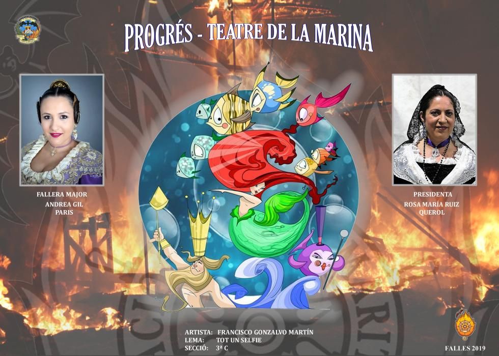 Conoce todos los proyectos de Fallas 2019 en el Marítimo