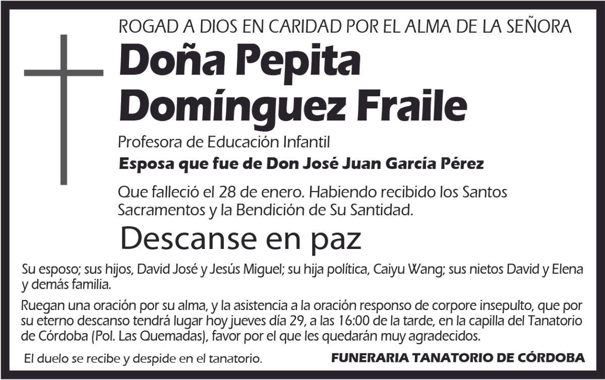 Pepita Domínguez Fraile