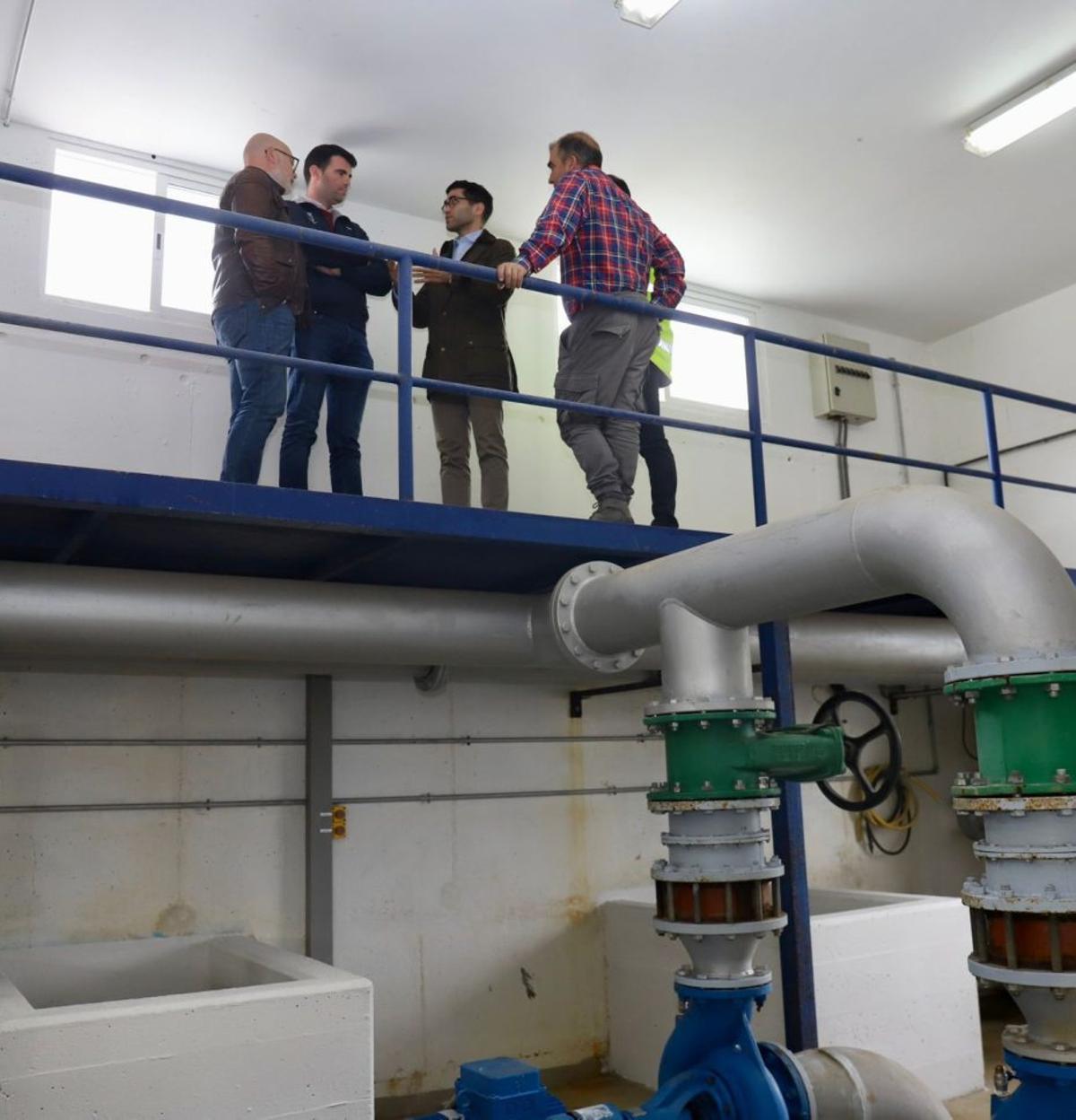 Louzao y Durán visitando las instalaciones.  | FDV