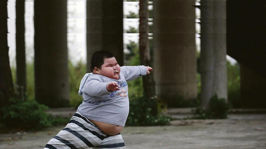 Un niño obeso. // Efe