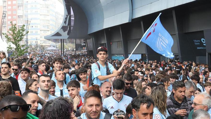  League: entradas agotadas y diez horas de fiesta en Balaídos para calentar el Celta-Sevilla