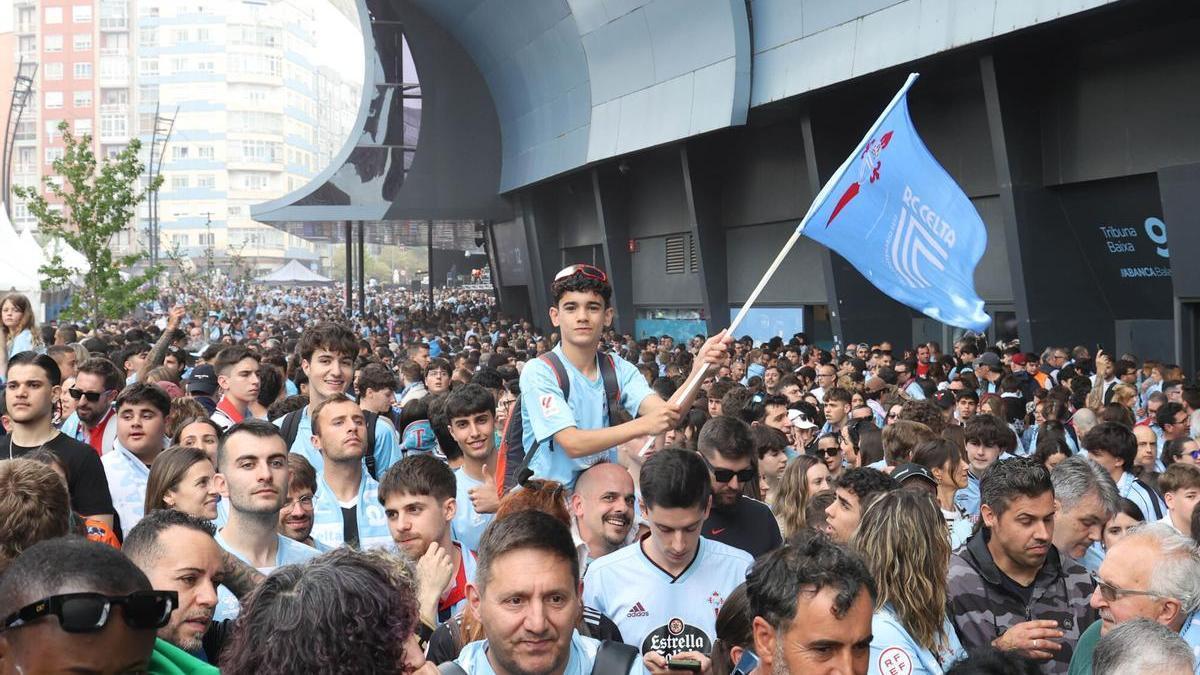 Fiesta previa al partido del Celta Rayo Vallecano. Temporada 2024 2025.