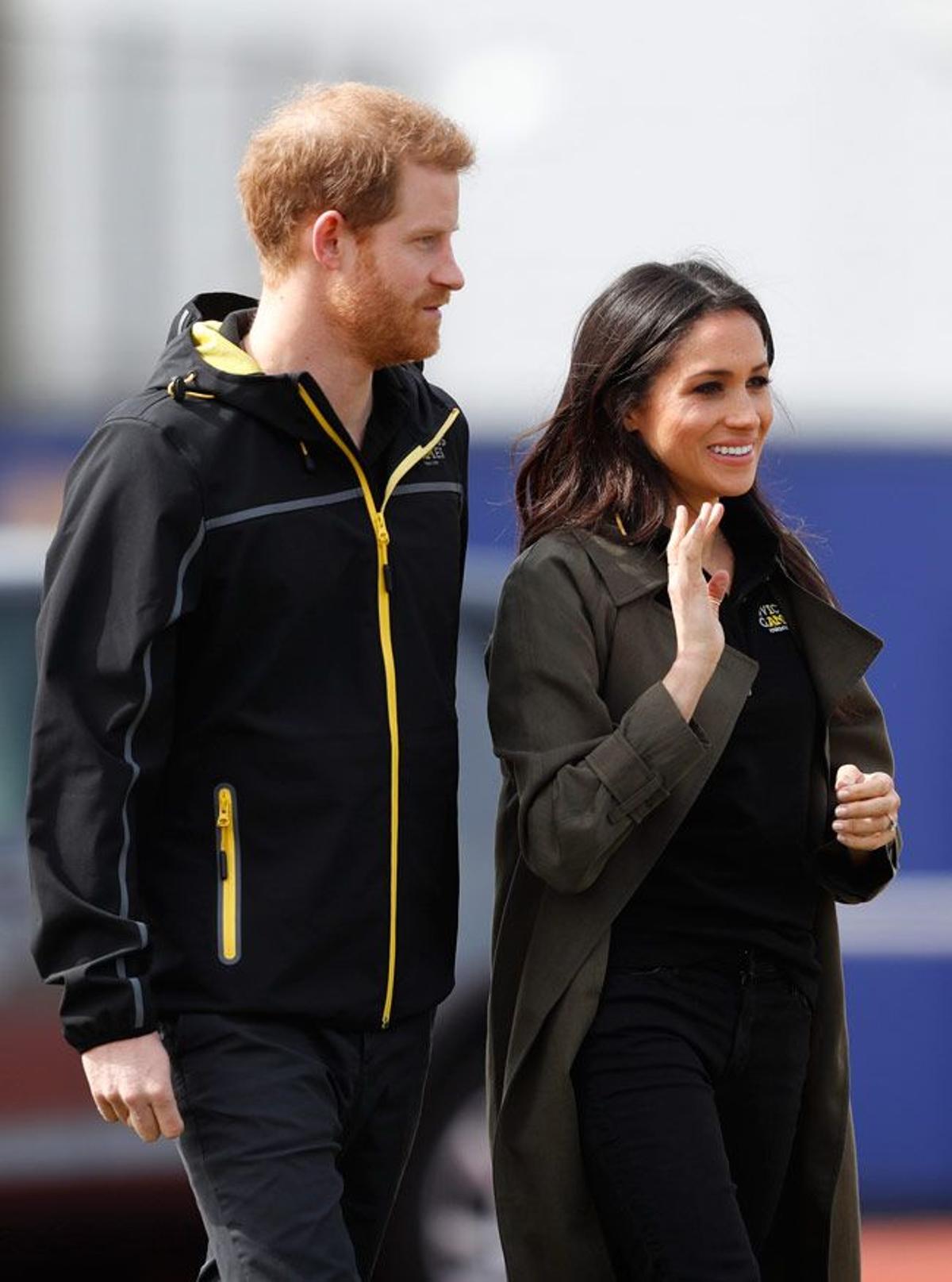 El Príncipe Harry y Meghan Markle conocen a los veteranos de guerra que competirán en los Juegos Invictus