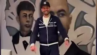 El video viral del padre de Lamine Yamal... ¿Qué os parece el mural?