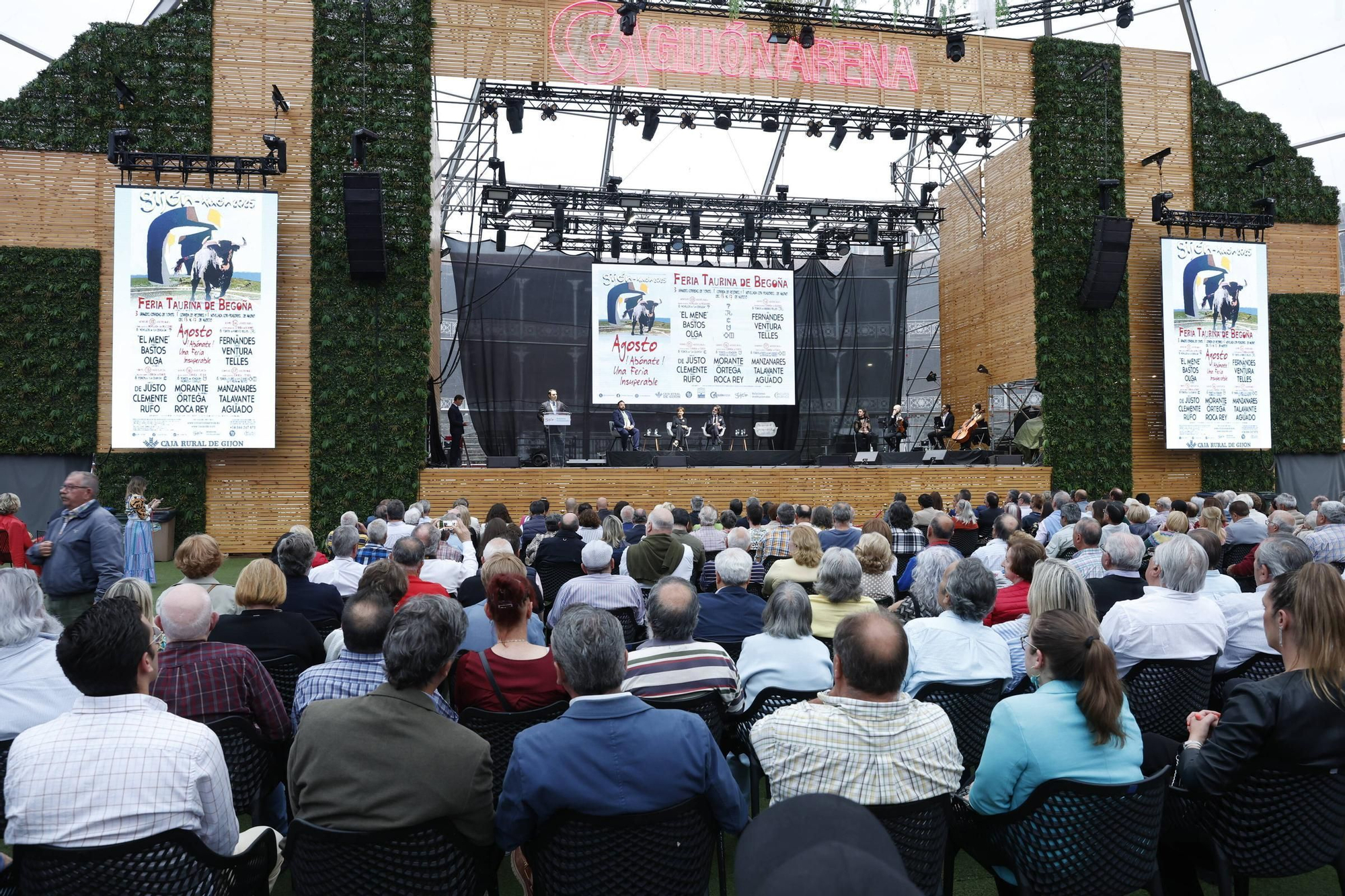 Así fue la presentación de la feria taurina de Gijón (en imágenes)