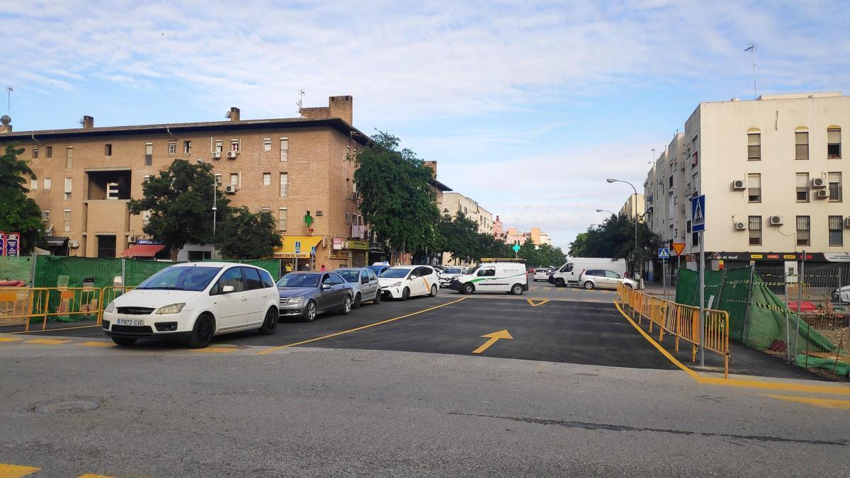Cruce abierto en Pino Montano.