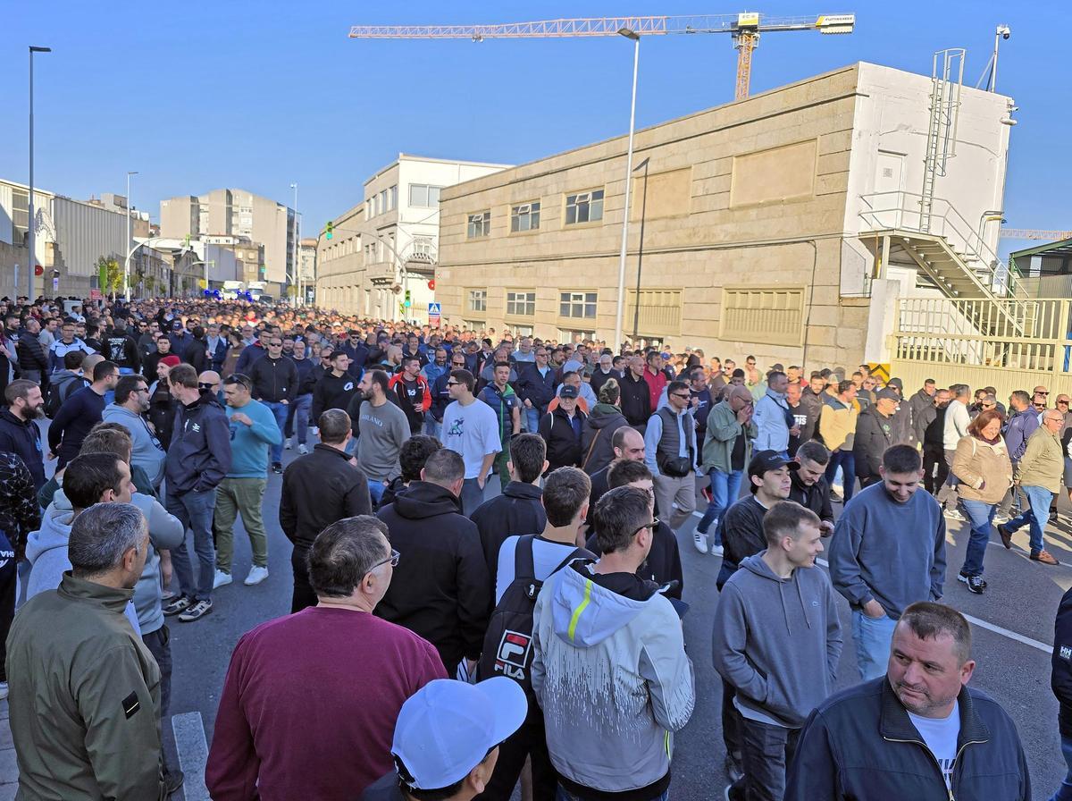 Los trabajadores del metal de Pontevedra inician sus movilizaciones por el nuevo convenio: primera huelga Los trabajadores del metal de Pontevedra inician sus movilizaciones por el nuevo convenio: primera huelga