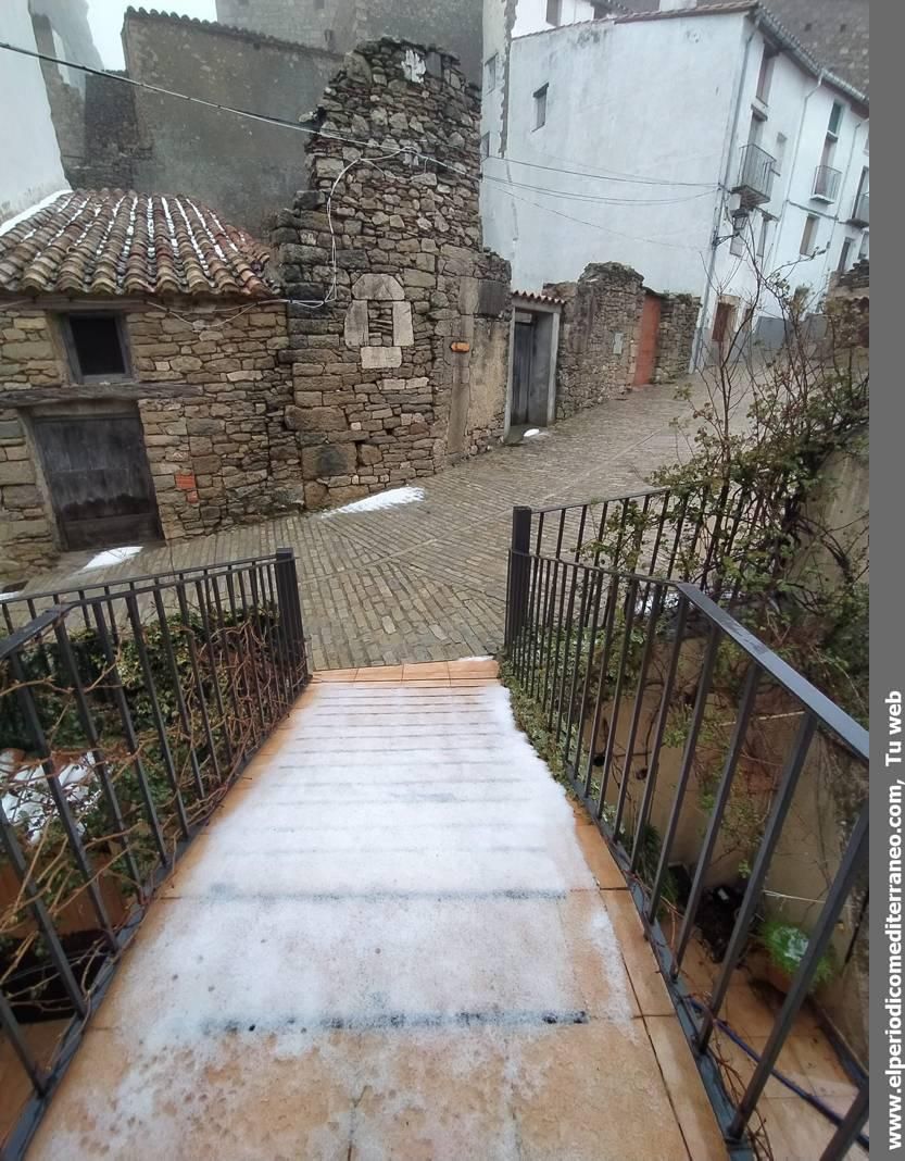Nieve en el interior de Castellón