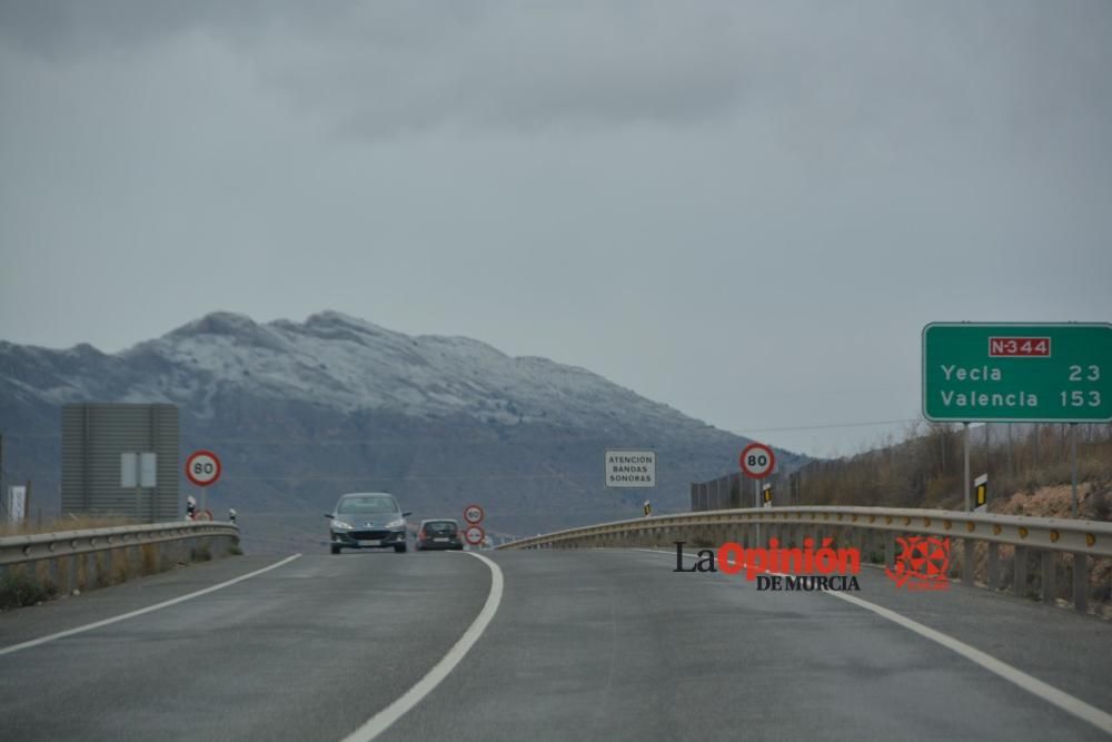 Nieve en el Altiplano murciano