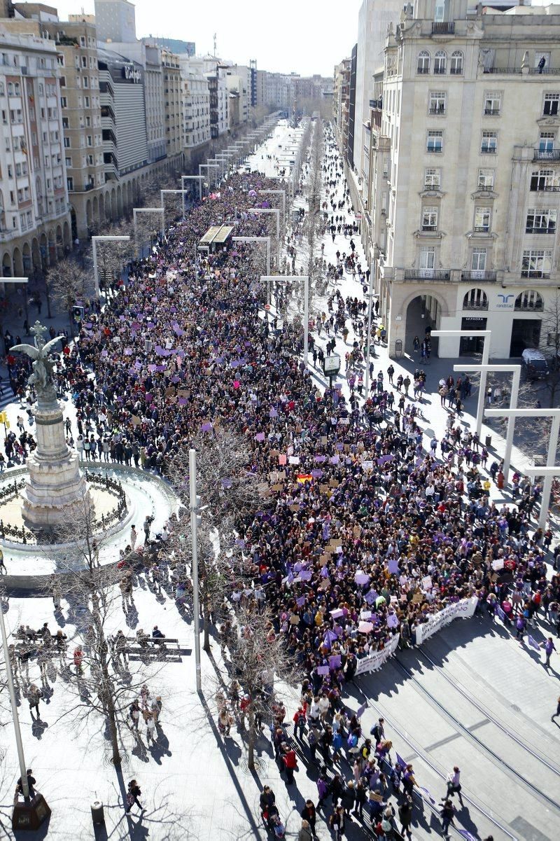 Concentraciones por el 8-M en Zaragoza