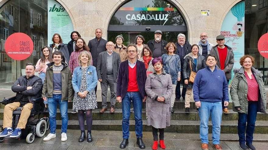 Candidatura de Marea Pontevedra a las elecciones municipales. // R.V.