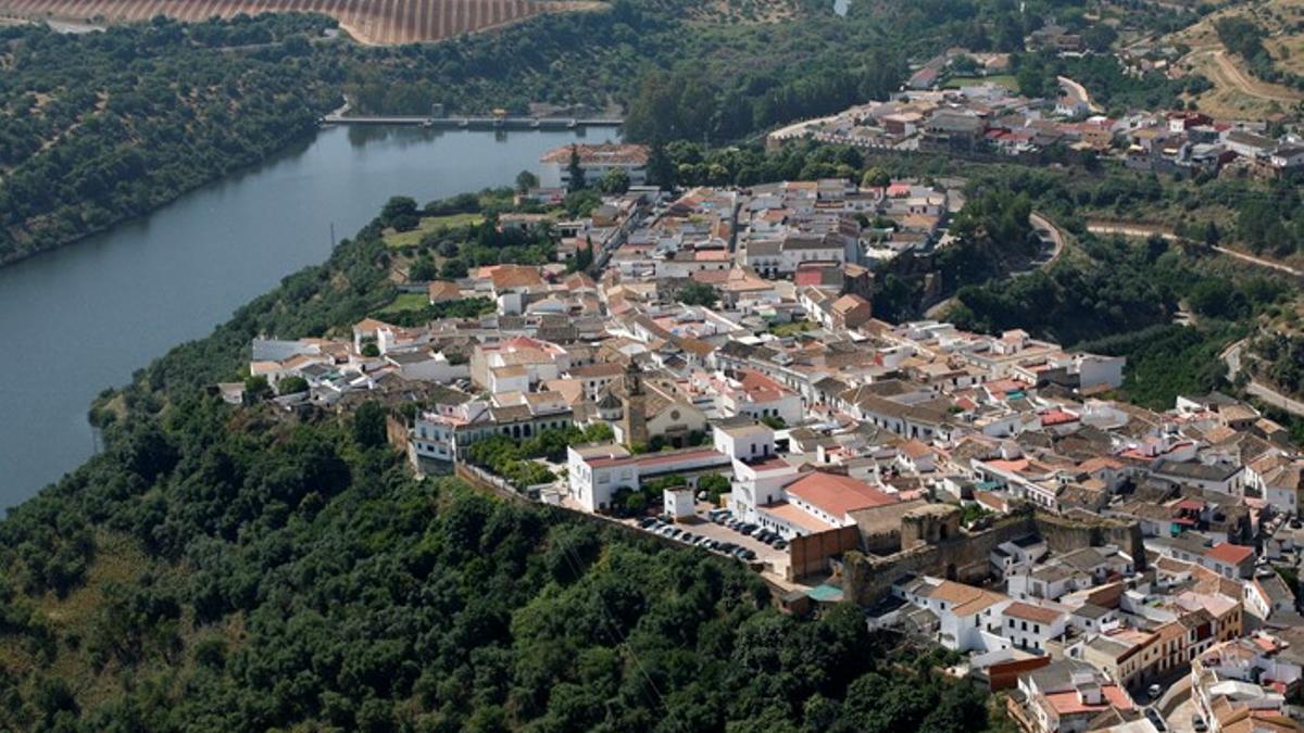 Vista panorámica del municipio de Hornachuelos.