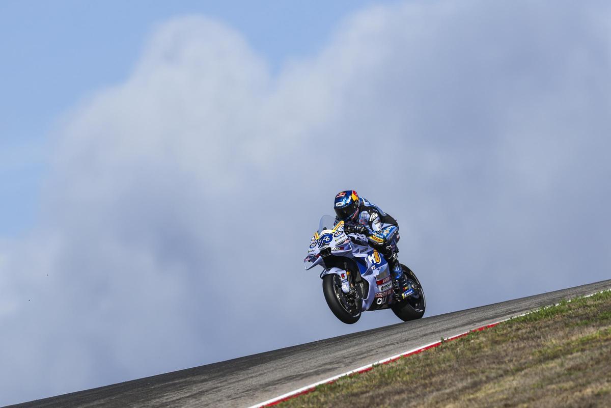 Àlex Márquez durante el sábado al Sprint en Portimao