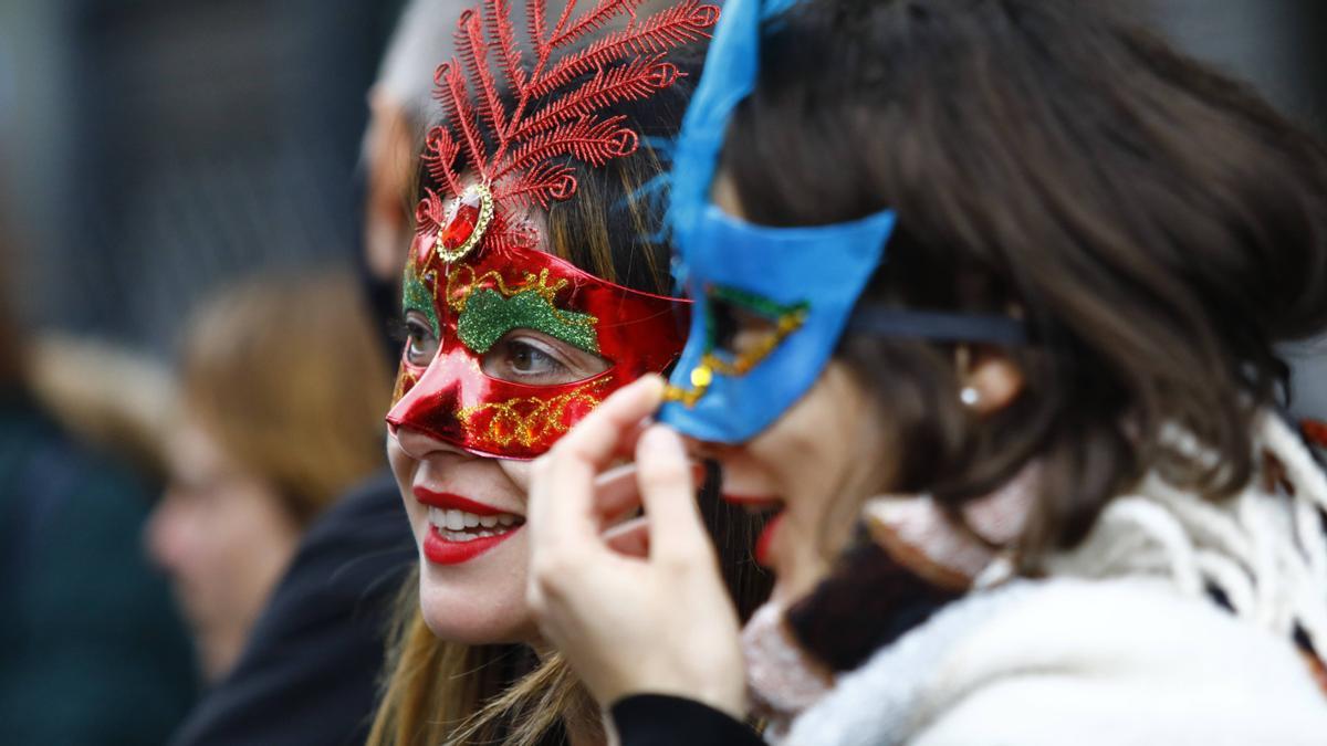 Desfile de Carnaval en Zaragoza, en 2022.