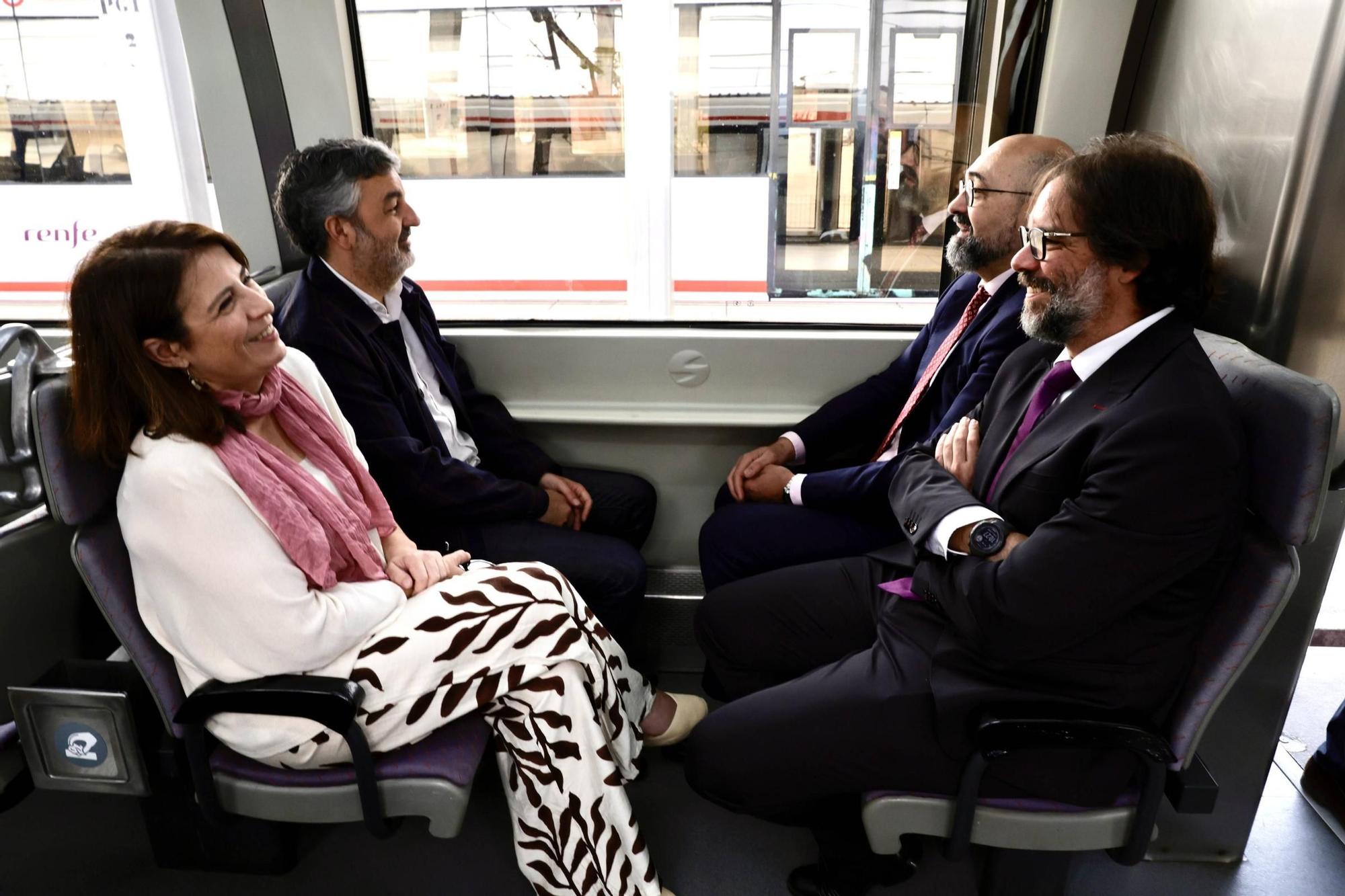 Así fue la inauguración del soterramiento de Langreo