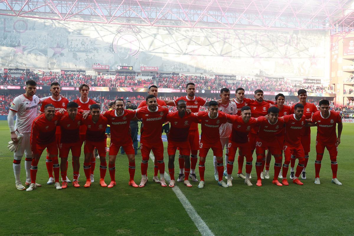 La plantilla del Toluca que 'campeonó la pasada temporada