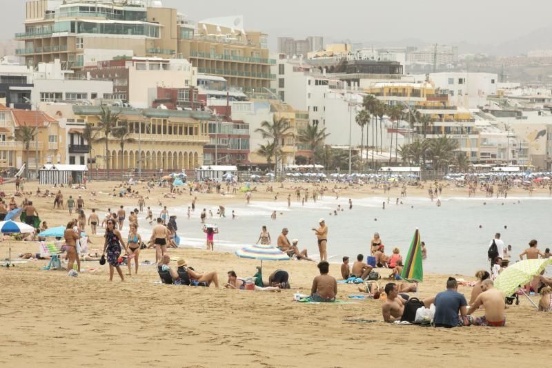 13.08.18. Las Palmas de Gran Canaria. Playa de Las Canteras . Foto Quique Curbelo  | 13/08/2018 | Fotógrafo: Quique Curbelo