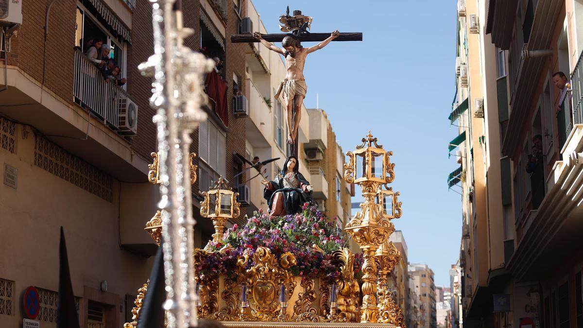 El Cristo del Amor y la Virgen de los Dolores, el Viernes Santo de 2023.