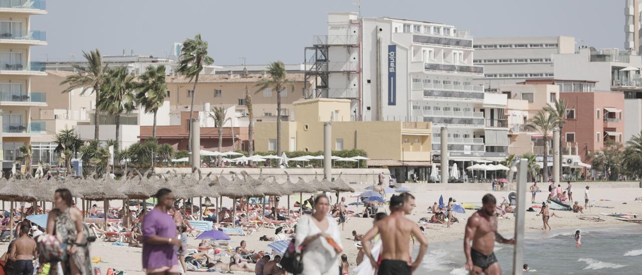 Turistas este verano en Mallorca