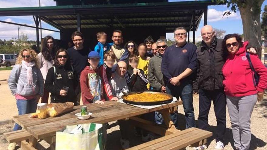 Paella celebrada en el parque lúdico de Rocafort.