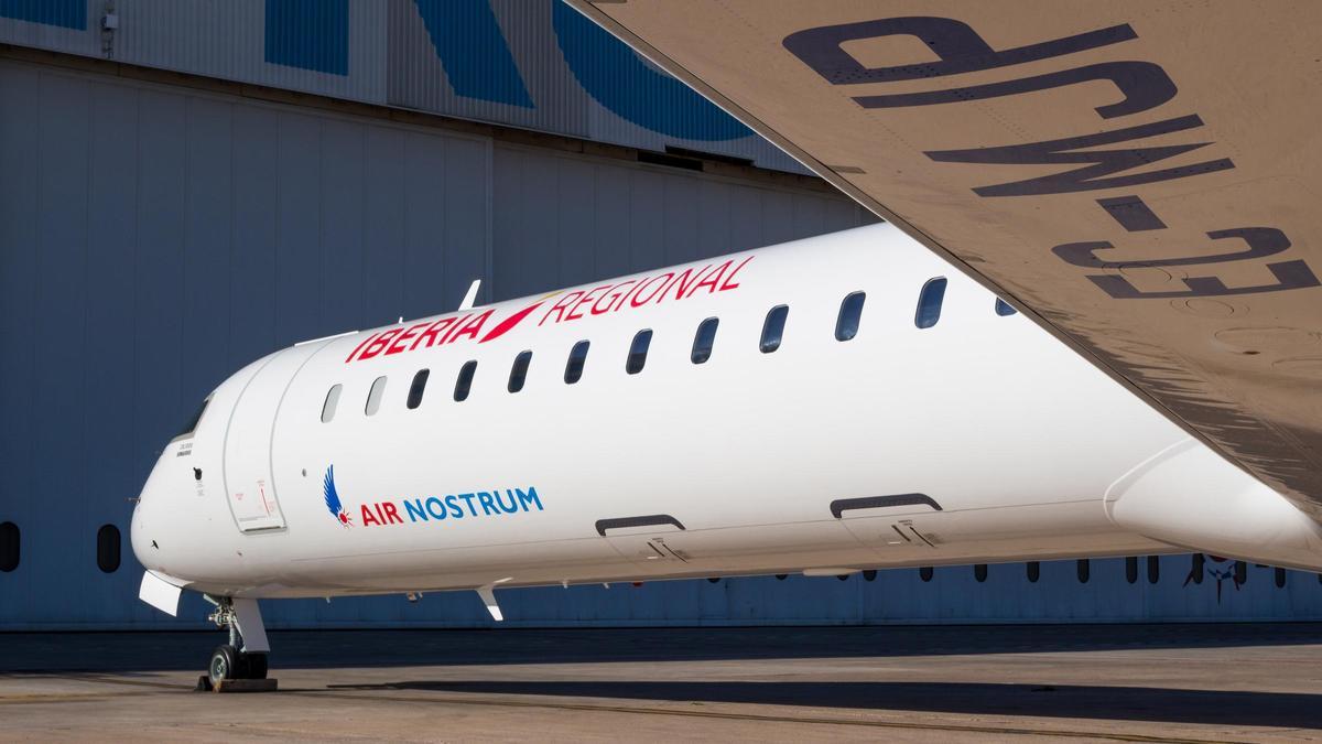 Avión de Iberia Regional Air Nostrum.