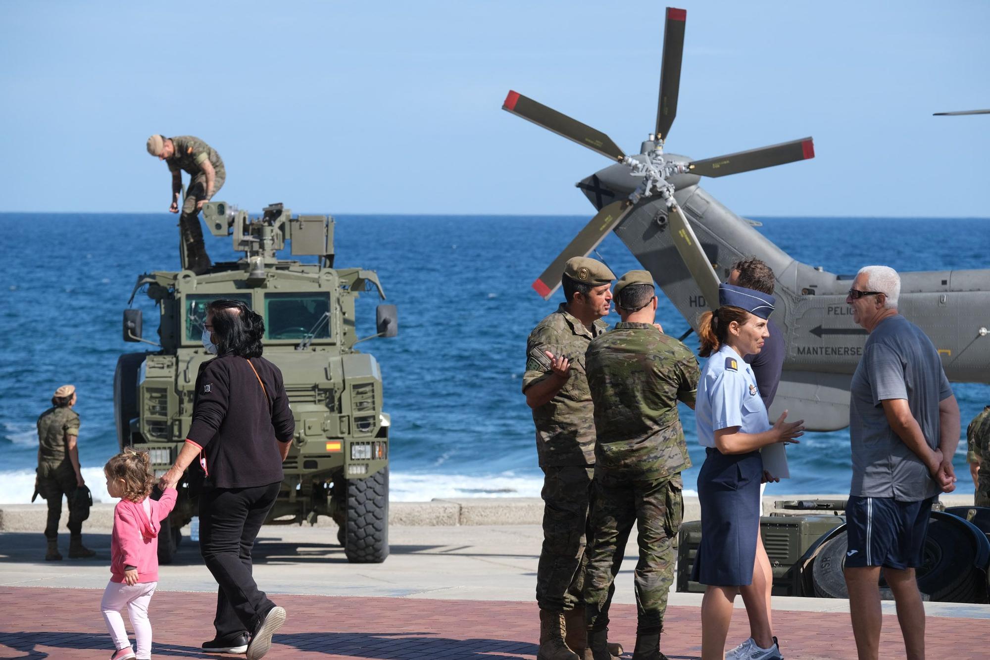 Celebración del Día de las Fuerzas Armadas en Las Palmas de Gran Canaria