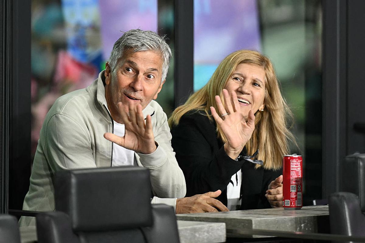 Jorge Messi junto a Celia, su mujer y madre de Leo Messi