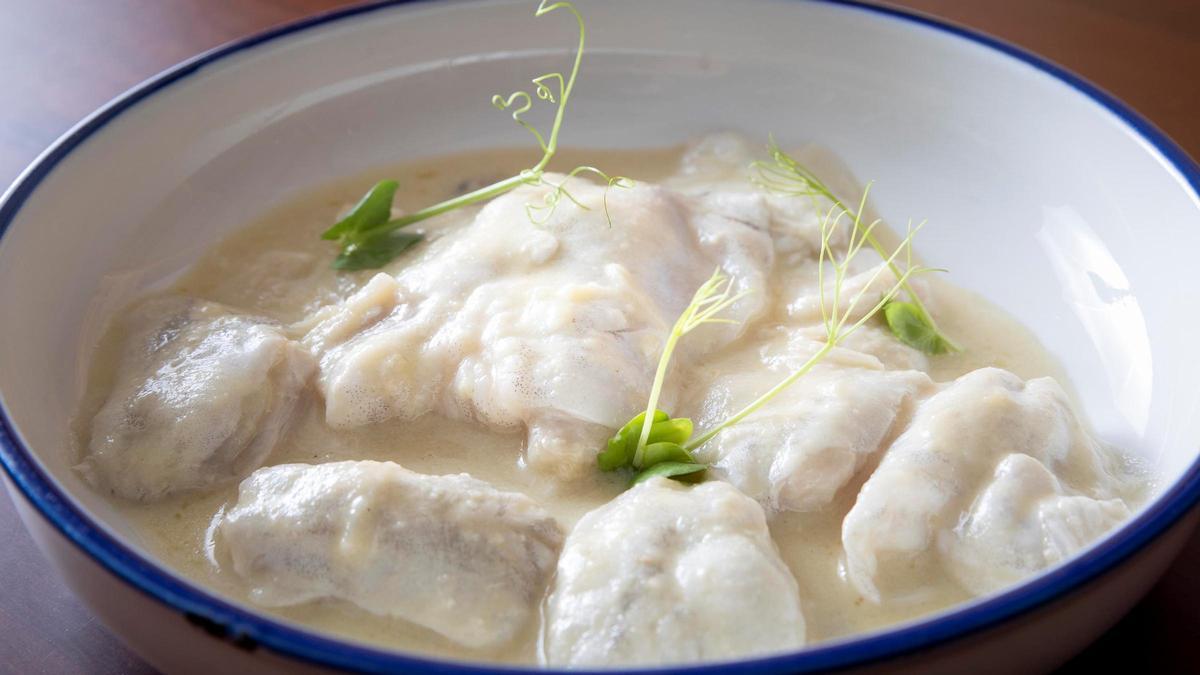 Cocochas de bacalao con su pilpil.
