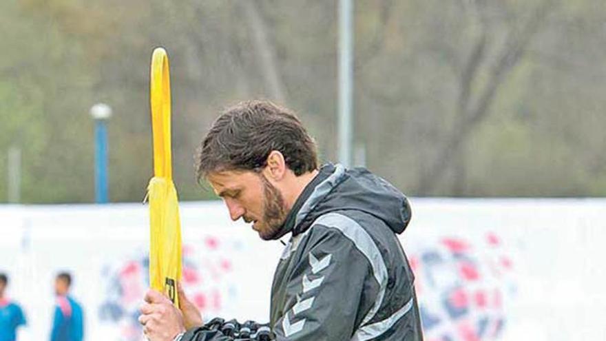 Generelo durante un entrenamiento en El Requexón.