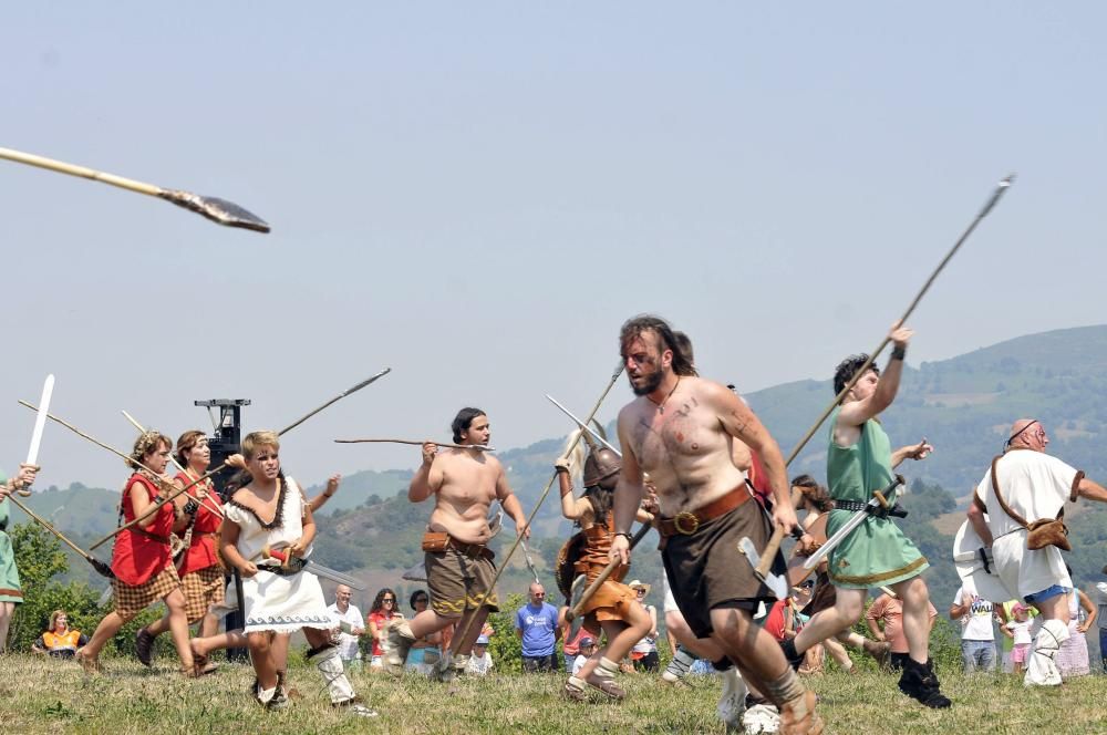 Batalla entre astures y romanos en Carabanzo