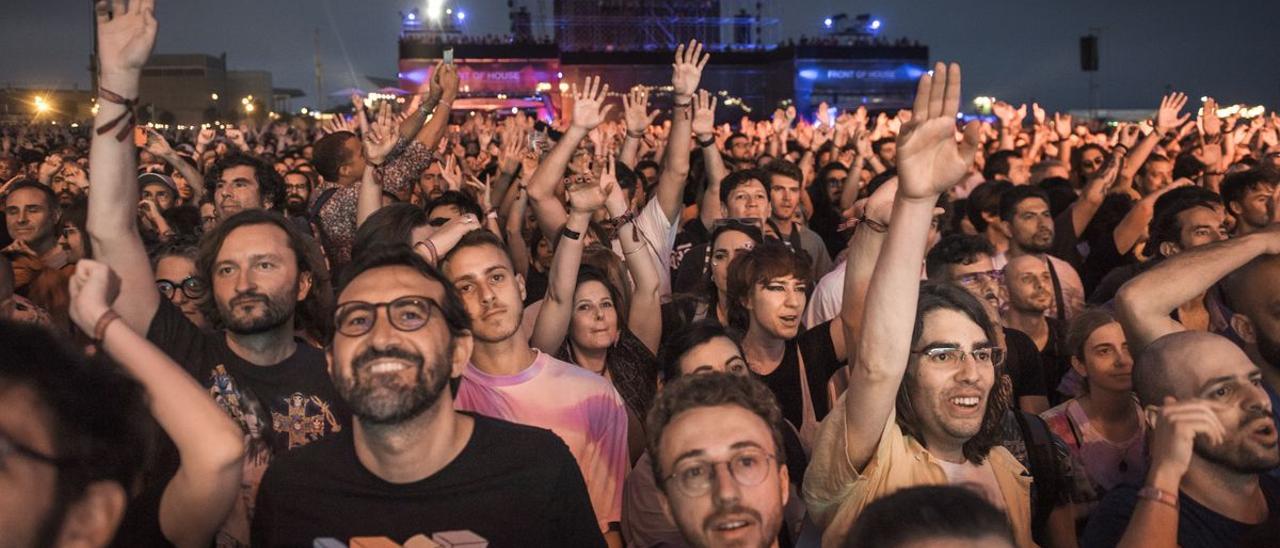 Público en uno de los conciertos del Primavera Sound 2022.