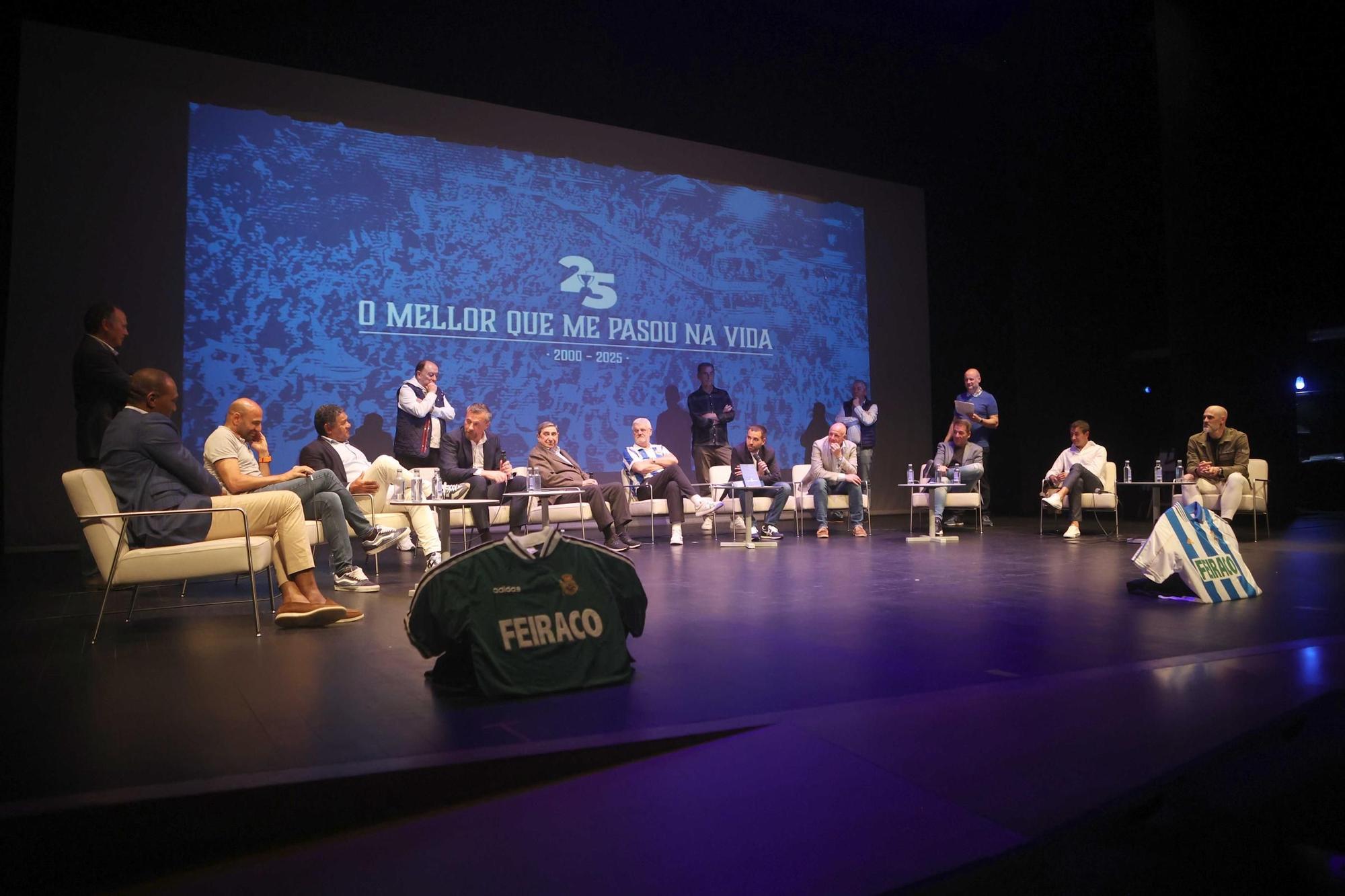 Acto en el Ágora por el 25 años de La Liga del Deportivo