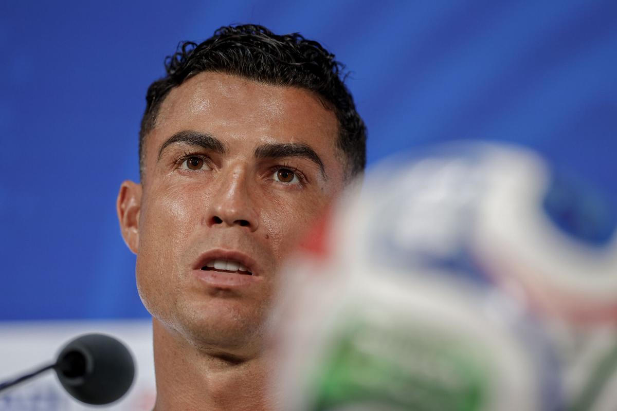 Cristiano Ronaldo durante la previa del Portugal - España de los octavos de final del Mundial 2026