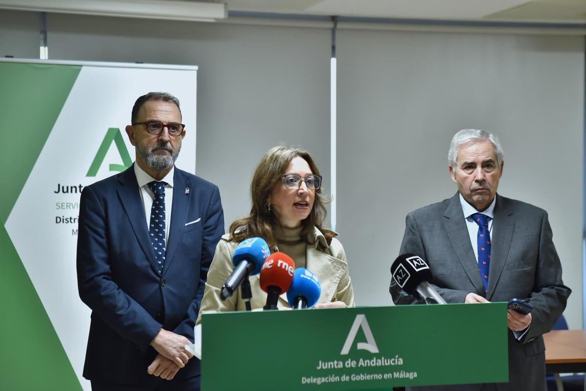 Patricia Navarro informa sobre las nuevas contrataciones de profesionales sanitarios en la provincia de Málaga