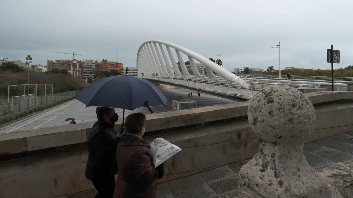 Lluvia en València: comienza la ola de frío del puente de San José