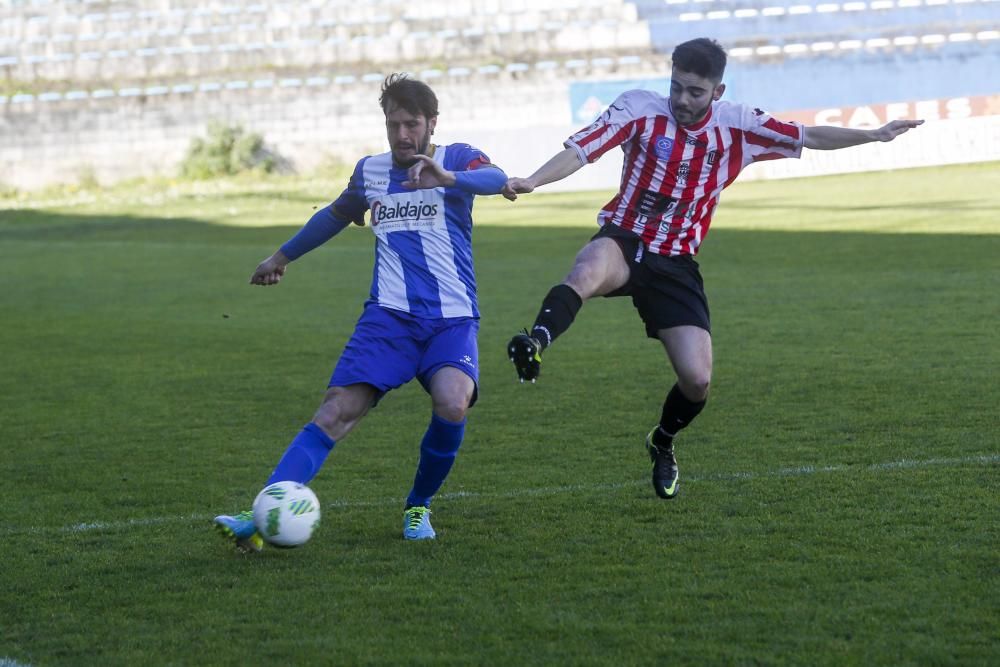 El partido entre el Real Avilés y el Siero, en imágenes