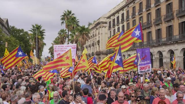 Manifestació de l’ANC a la Diada