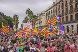 El independentismo se manifestará por la Diada en Barcelona, Girona y Amposta apelando al presente y al futuro