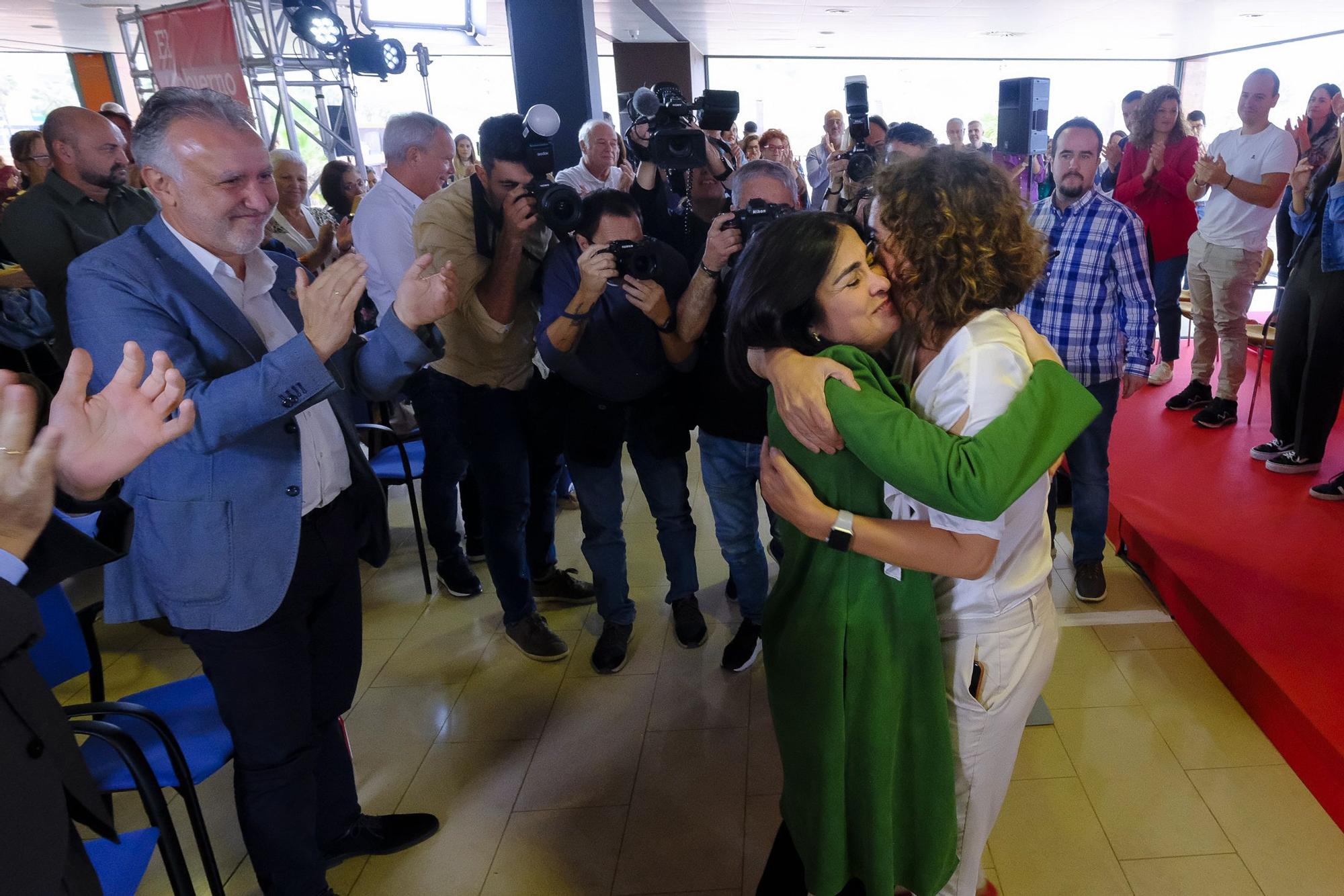 Carolina Darias presenta su candidatura a la alcaldía de la capital grancanaria