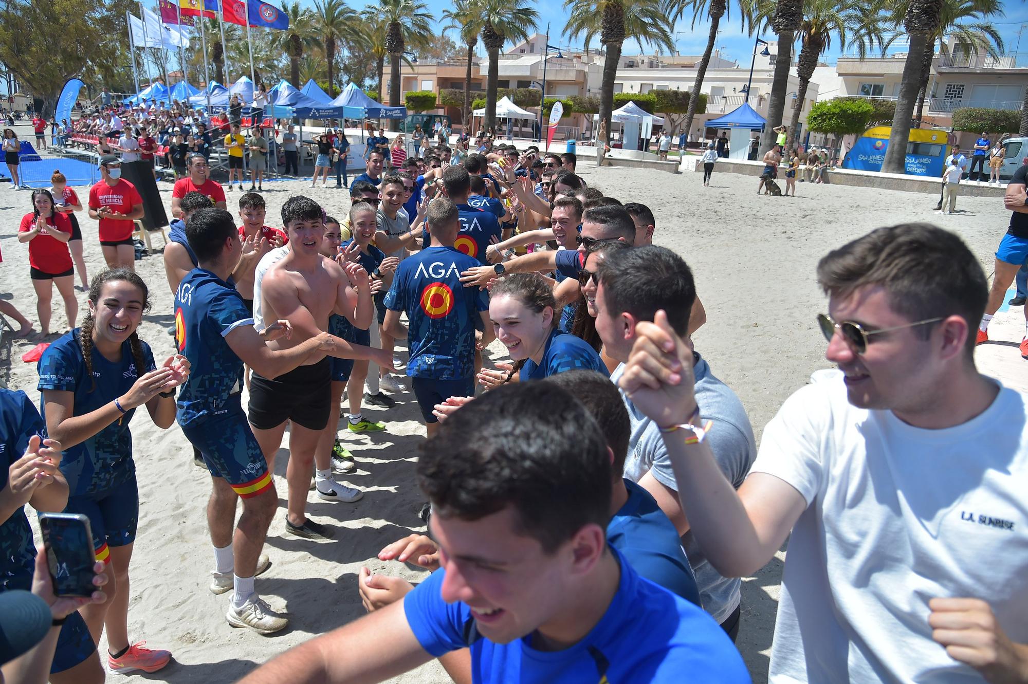 Así ha sido el campeonato de piragüismo Interuniversidad Playa Barnuevo en San Pedro