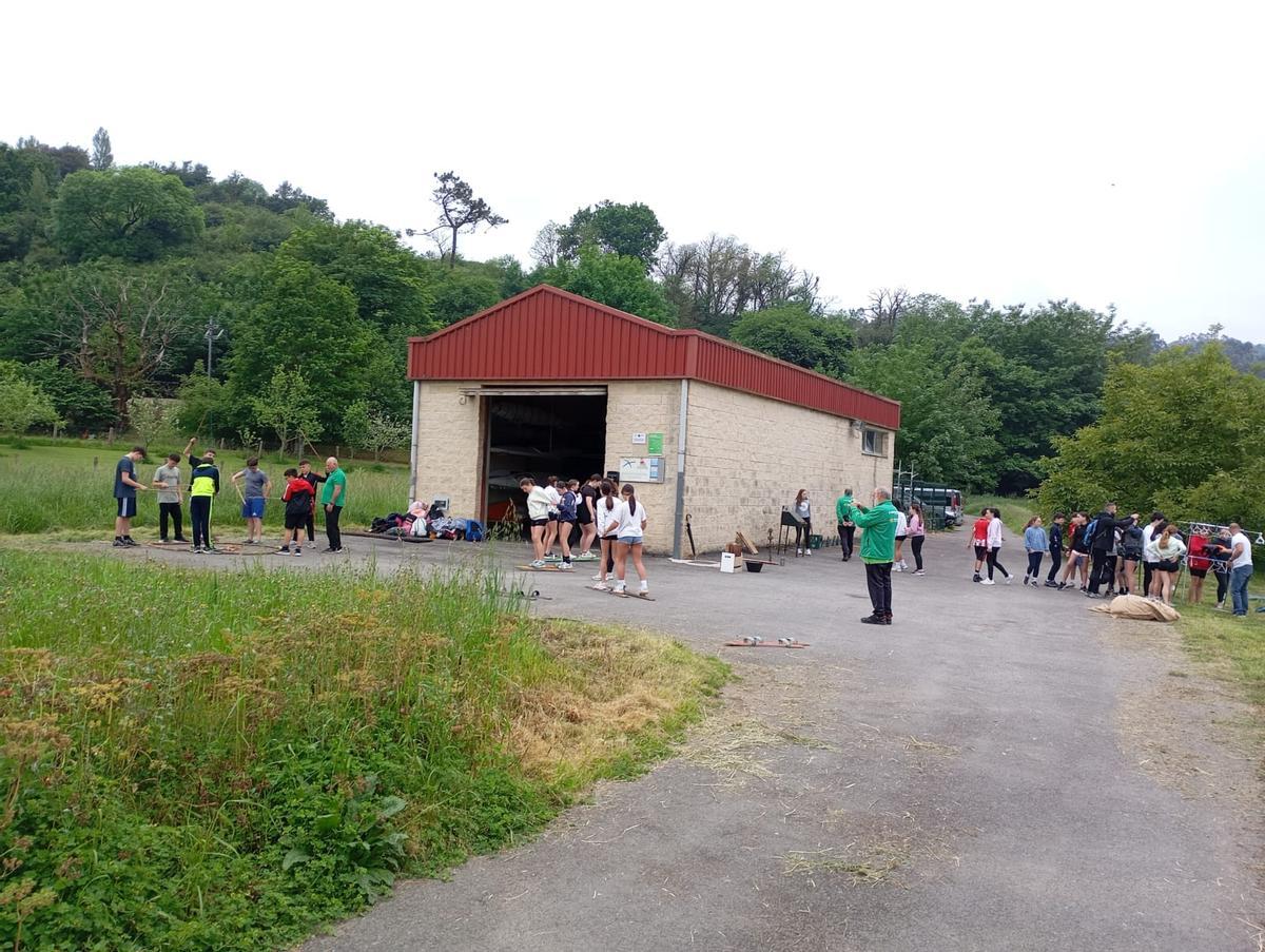 En imágenes: las actividades del Club Piragüismo Moscón con los estudiantes