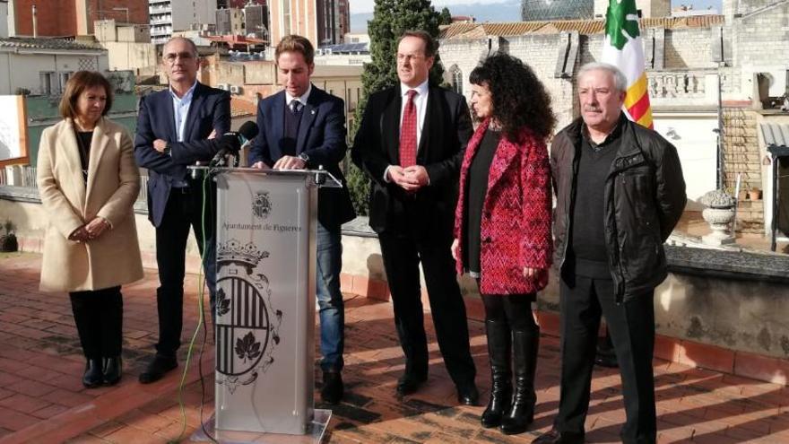 Dolors Pujol, Francesc Cruanyes, Jordi Masquef, Manel Toro, Núria Galimany i Josep Buixó (d&#039;esquerra a dreta)
