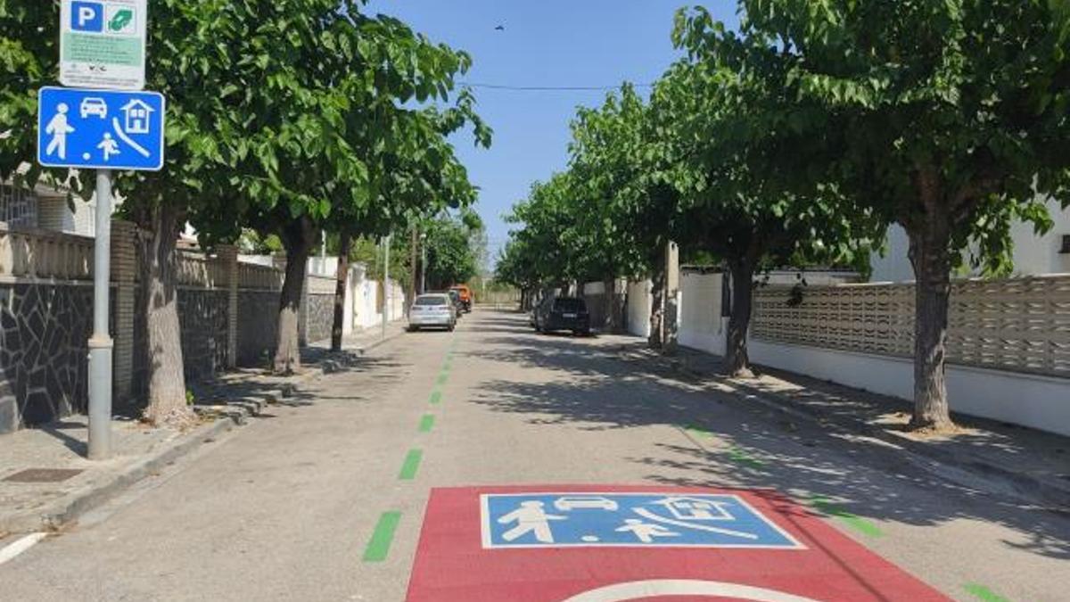 Zona verde en Vilanova i la Geltrú