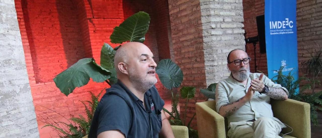 El productor cordobés Paco Martin, durante la conversación mantenida con el periodista Bruno Galindo.