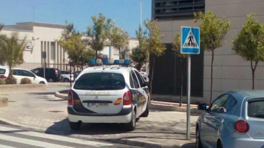 Operativo de la Policía Nacional en Elche